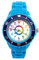 K&L Wall Art Kinderuhr Analog Lernuhr Kinderarmbanduhren für Jungen Mädchen Kinder Armbanduhr (Blau Regenbogen, Silikon)