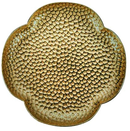 Kupferuntersetzer 1 Stück aus Kupfer für Teetasse, Gold