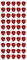PRETYZOOM Latexballons Herz Rot Blush 50er-pack Für Hochzeitshausdekor Party Bühnendekorationen