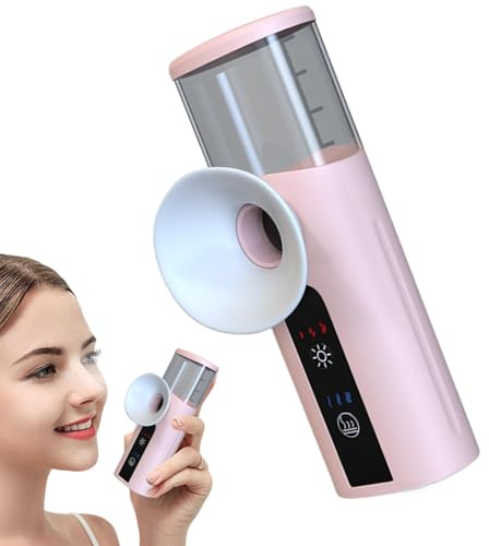 Steather Mist Ese, Nano Damen Für trockene Augen - 2 wiederaufladbare elektrische Augentropfen - Tragbares Gesichts-Dampfpapier, Reinigungsmittel für Augenlider