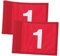 Happyyami 2pcs Golf Flags Numbered Target Golfing Flags Training Props for Better Skills with Print for Comprehensive Practice