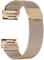 ZoRoll 20mm QuickFit Bracelet Compatible avec Garmin Fenix 8 43mm/Fenix 7S Pro Solar/7S/6S/5S, Inoxydable Metal Sangle de Remplacement magnétique pour Garmin Descent Mk3S/Mk2S - Or Rose(L)