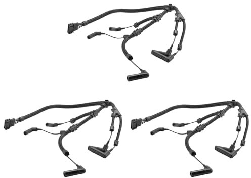 Reinscer 3X Auto Glühkerzen Kabelbaum Kompatibel mit 2515 Zylinder für -T4 1995-2004 074972095B