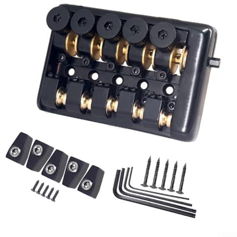 Diversa funcionalidad del juego de cordal eléctrico para puente de bajo diseñado específicamente para modelos de 5 cuerdas (B)