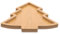 Ipetboom Plato de Madera Forma de Árbol de Navidad para Aperitivos y Salsas Bandeja Decorativa para Fiestas Oficina y Hogar para Snacks y Decoración Navideña