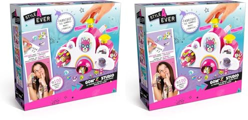 Canal Toys OFG 099 Style for Ever Radiergummi und Schmuckherstellung, Gom'z Studio, Mehrfarbig (Packung mit 2)