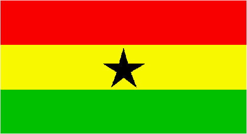 Flagge Fahne Ghana 90x150