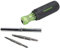 Greenlee 0153-42C - Cacciavite multifunzione 6 in 1 con punta piatta, Phillips e punte esagonali