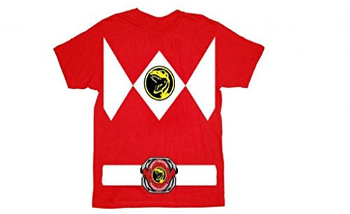 Power Rangers Red Ranger Costume Rouge pour Adulte - Rouge - M