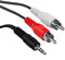 mumbi 3,5mm Klinke Stecker auf 2 Stereo-Cinch Chinch / 1,5m Kabel