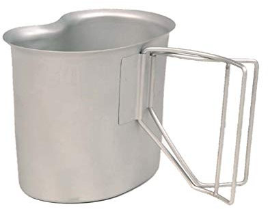 Mil-Tec - Bicchieri per Borraccia USA con Impugnatura in Metallo