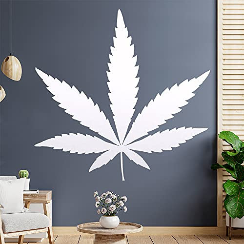 Hanf - Cannabis Wandtattoo in 6 Größen - Wandaufkleber Wall Sticker - Dekoration, Küche, Wohnzimmer, Schlafzimmer, Badezimmer