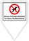 Steckschild Dieses Privatgrundstück ist keine Hundetoilette I hin189 I Größe 20 x 30 cm I Hundekot verboten I zum Stecken für Rasen Wiese Erde