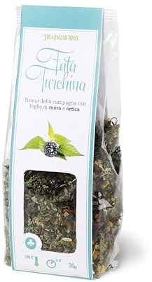Regina di Fiori - Fata Turchina. Tisana Sfusa con Mora, Ortica e Mate Verde. Sacchetto da 40g