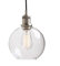 Yosoan Lighting Industrial Vintage Globe Pendant Light Fittings, Loft Bar Edison Hanging Ceiling Lights Decorative Lighting for for Kitchen Island Living Room Bedroom Dining Room (Brushed)
