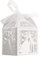 HJRUIUA 100 Stück Vogelkäfig Entwurf Mrs Mr Form Hochzeit Süßigkeiten Schachtel, Mini Schachteln, klein Schmuck Geschenkbox,Pralinenverpackung mit Farbband, zum Gastgeschenk, Hochzeit Party Dekoration