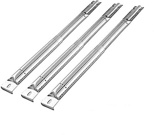 3 pièces de Remplacement de Gril à gaz de Barbecue réglable Universel/Extensible de 35 cm à 42 cm brûleurs de Tube en Acier Inoxydable/pour la Plupart des modèles de Gril à gaz de Barbecue