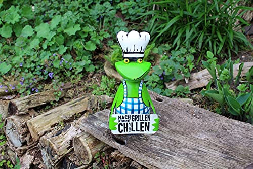 Gwenys Haus Zaunhocker Frosch Grillen Chillen