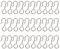 Wakauto 100Pcs Vehicle Seat Cushion Fix Hooks Sturdy Car Seat Cover Hooks Car Supplies, 2.3X0.8cm (46S54E15NOM9)