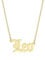 South Coast Jewellery Leo Zodiac Horoscope Birth Star Sign Necklace Silver Stainless Steel