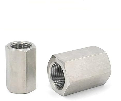 Cfty Sicherungsmutter Innengewinde 304 Edelstahl-Sechskantmutter-Rohrfest-Hochdruckverbinder(1/2)