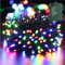 BrizLabs Luces de Arbol de Navidad, 20M 200 LED Luces de Hadas Exterior con Pilas Guirnalda Luces 8 Modos Impermeable Cadena de Luces Decoración para Interior Casa Boda Fiesta Jardín, Multicolor