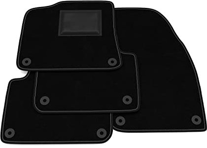 Fußmatten kompatibel mit Porsche Cayenne 2017-2022 ohne Dekoration, personalisiertes Automatten-Set, Teppich-Set, Autoteppich