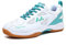Unisex Badminton Schuhe Indoor und Outdoor Sportschuhe Herren (weiß grün,44)