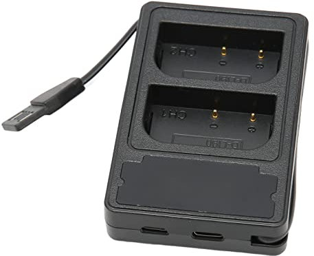 Cargador de Batería de Cámara Dual USB, Cargador de Batería de Cámara Universal, para BLK22 BLF19 D LI90 para Cámara S5 GH6 DC S5K DC S5GK GH 5 M2 Gh5ll con Pantalla LCD 5V