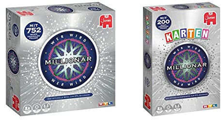 Jumbo Spiele Wer Wird Millionär - die Jubiläumsauflage der berühmten TV-Show als Brettspiel - Gesellschaftsspiel für 2-5 Spieler ab 12 Jahren & Jumbo Spiele GmbH 19777 - Wer Wird Millionär?