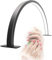 Lampada Da Scrivania Per Unghie A Mezza Luna, Luce A Led 3000-6000k Per Unghie,Lampada Da Scrivania Led Perfetta Per Manicure | Luce Del Tatuaggio | Luce Tecnica Ciglia | Luce Manicure Led,Black
