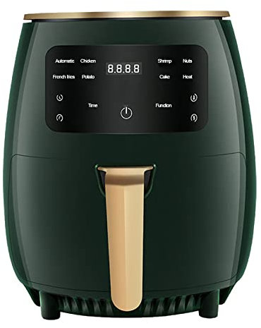 4 In 1 Air Fryer, 1400W Household French Fries Fryer with 4.5L Large Capacity Oven, 360° Circulating Hot Air, Smart LCD Touch, for Steams, Slow Cooks, Sautés, Fry, Dehydrates Etc