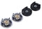 2 Pair Base Gear and Blade Gear 2 Base Gear 2 Rubber Blade Gears Spare Parts Replacement for Magic Bullet 250W Juicer