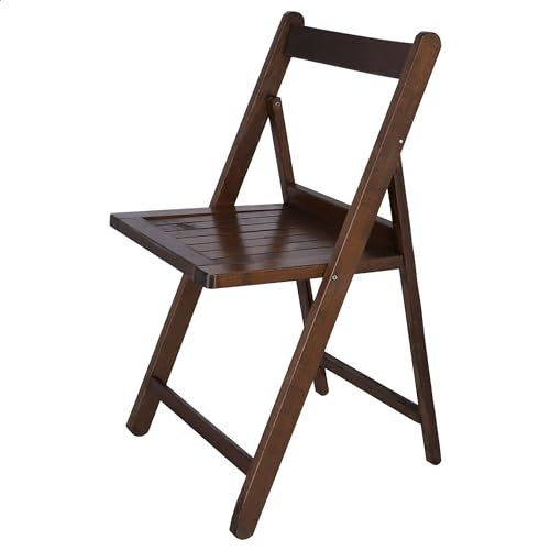 WELL HOME MOBILIARIO & DECORACIÓN Klappstuhl, walnussbraun, 42x47x79