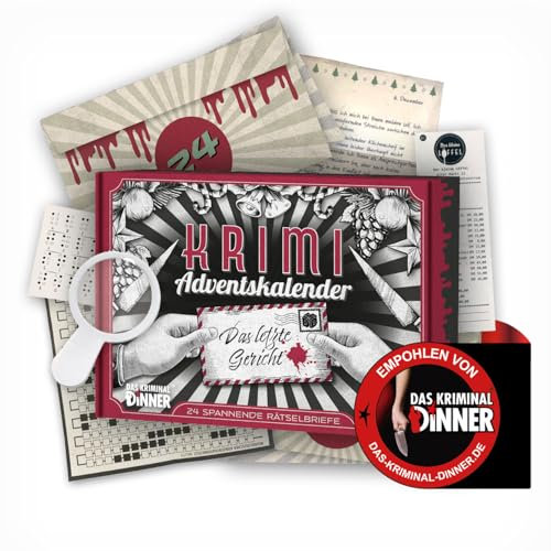 Krimi-Adventskalender | Das Kriminal Dinner | Rätsel Adventskalender