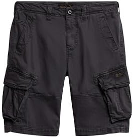 Superdry Herren Core Cargoshorts Tafelschwarz 36