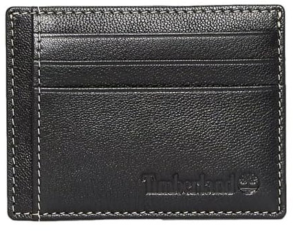 Timberland Porte-cartes fraisé noir, Noir , taille unique