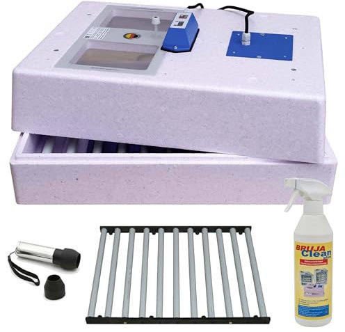 BRUJA Brutmaschine-Set Modell 3000 für Fasane/Zwerghühner mit vollautomatischer Wendung (3333-D-F-SET)