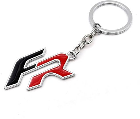 Porte-Clés « FR » 1 Pièce, Porte-Clés en Alliage De Zinc, Pendentif Intérieur De Lettre De Voiture, Pendentif De Modification De Voiture, Accessoires pour Passionnés De Voiture