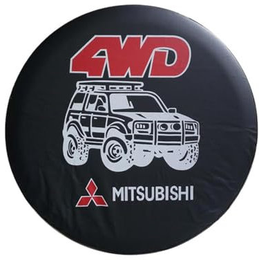 MMHGFIR Auto Ersatzradabdeckung, für Mitsubishi Colt Z30 2004-2008 Wasserdicht Staubdicht Anti UV-Schutz Abdeckung Außendekoration Zubehör,14inch