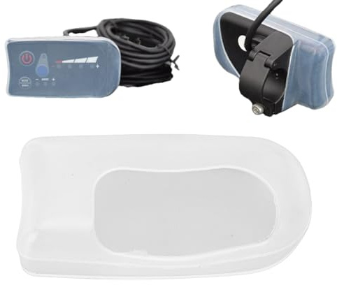 Tissting Silikon-Schutzhülle, Wasserdicht Transparent Silicone Case für E-Bike Tachometer Monitorabdeckung Display Screen, Elektrofahrrad Silikon-Abdeckung für Fahrrad Tachometer-Bildschirm