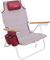 Flamingueo Silla Playa, Almohada Ergonómica Confort, Reclinable 5 Posiciones, Bolsillo Insulado Frío, Posavasos Doble, Asas Mochila Fácil Transporte, 59 x 62,5 x 81 cm