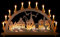 Schlick & Türk Schwibbogen Rostock Warnemünde - 68x35 cm
