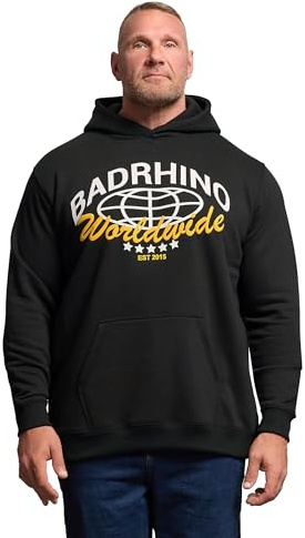 BadRhino Big & Tall Worldwide Hoodie - Men's - Plus Size Curve