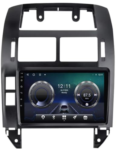 Autoradio 15 Android 9 Pollice Video Pollici Hd Touch Multimedia Gps Navigation Per Volkswagen Polo MK4 2004-2009 Dvd Player Radio Collega e Usa Supporto Dab/controllo Del Volante/bluetooth,M111