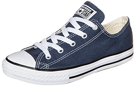 Converse Kid's Chuck Taylor All Star Low Top Shoe, Navy, 10.5 M US Little Kid