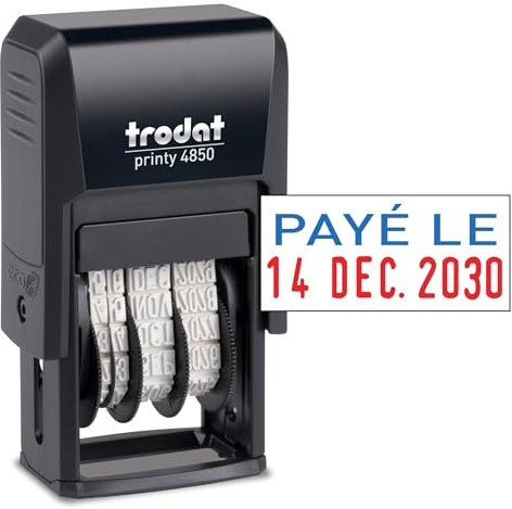 trodat Datumstempel Printy Dater 4850L PAYÉ LE (FR)