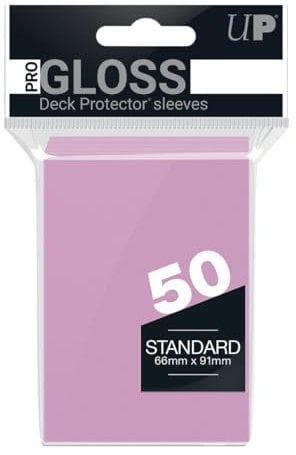 Ultra Pro SLEEVES 50 D12 Card Game (Pink)