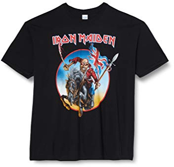 Iron Maiden Euro Tour T Shirt Size L Black