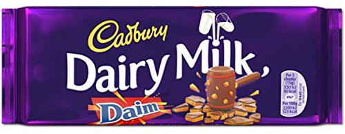 Cadbury Milchmilch mit Daim, 15 Stück